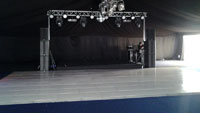 White Dance Floor & Stage